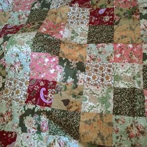 Quilted Floral shower curtain